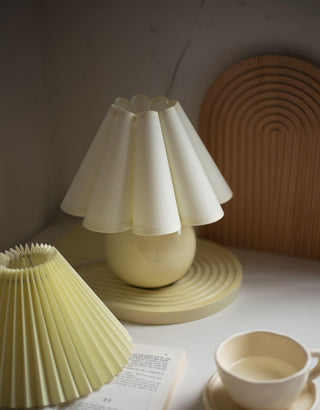 Nirixon Lampe de Table en Tissu Fantaisie