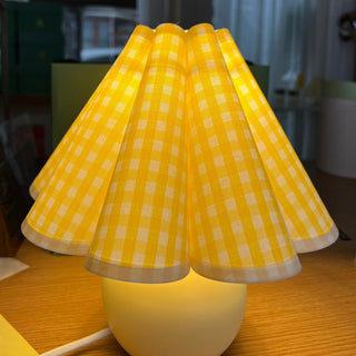 Nirixon Lampe de Table en Tissu Fantaisie