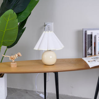 Nirixon Lampe de Table en Tissu Fantaisie