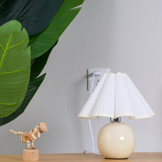 Nirixon Lampe de Table en Tissu Fantaisie