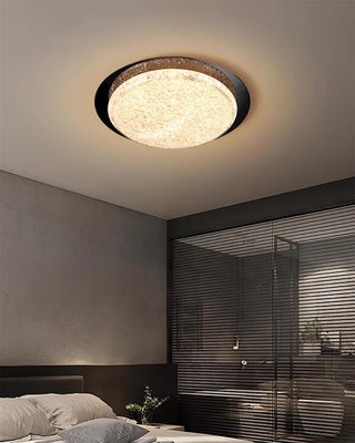 Kidson Plafonnier Résine Texturée Ton Bois LED-Luire