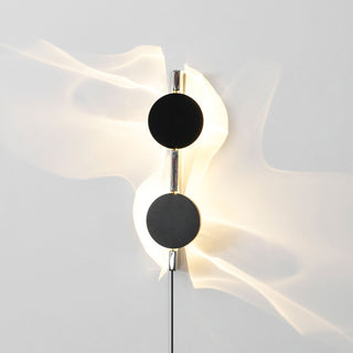 Kinetic Shadow Plug-in Wall Lamp-Neutral Decor