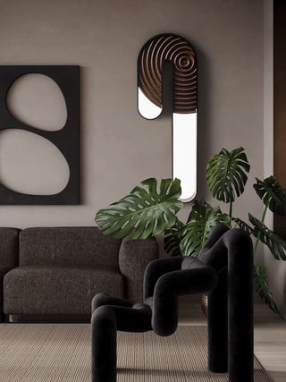 Kinetic Spiral Sconce-Neutral Decor