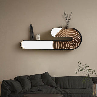 Kinetic Spiral Sconce-Neutral Decor