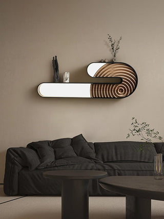 Kinetic Spiral Sconce-Neutral Decor