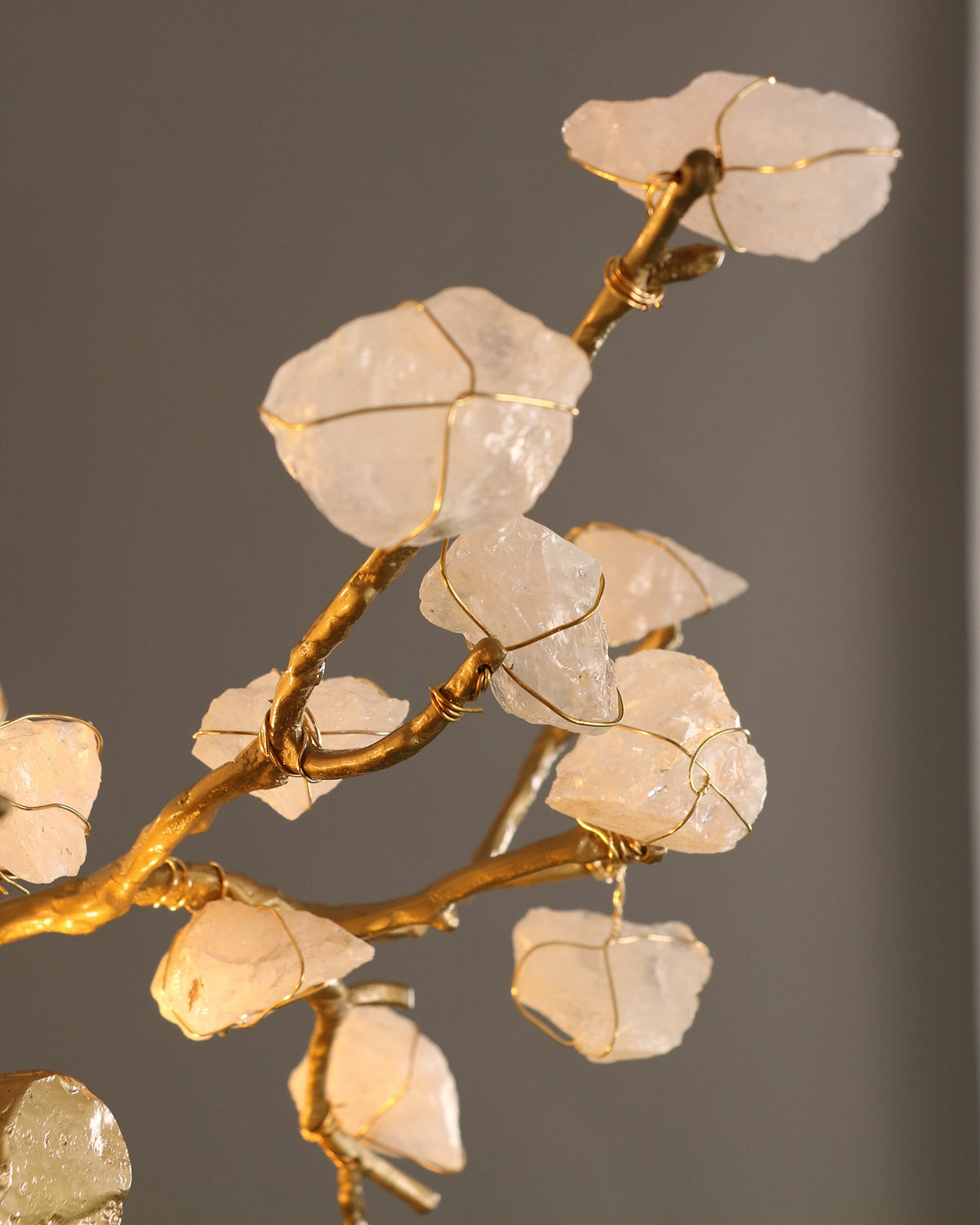 Casterford Lustre Linéaire À Branches En Pierre Blanche – vue 14