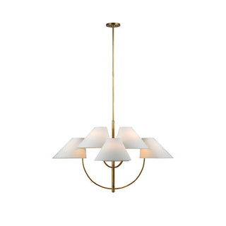 Armira Lustre Tissu Laiton Industriel Vintage