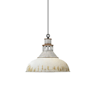 Avynor Suspension Métal Bleu Industriel Vintage