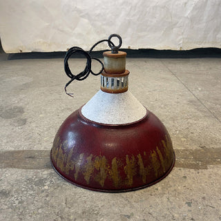 Avynor Suspension Métal Bleu Industriel Vintage