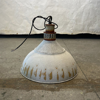 Avynor Suspension Métal Bleu Industriel Vintage