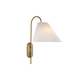 Nyphaiel Applique Murale Laiton Tissu Minimaliste Moderne