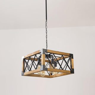 Grid Lustre Rectangulaire Pour Îlot de Cuisine