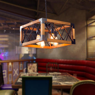 Grid Lustre Rectangulaire Pour Îlot de Cuisine