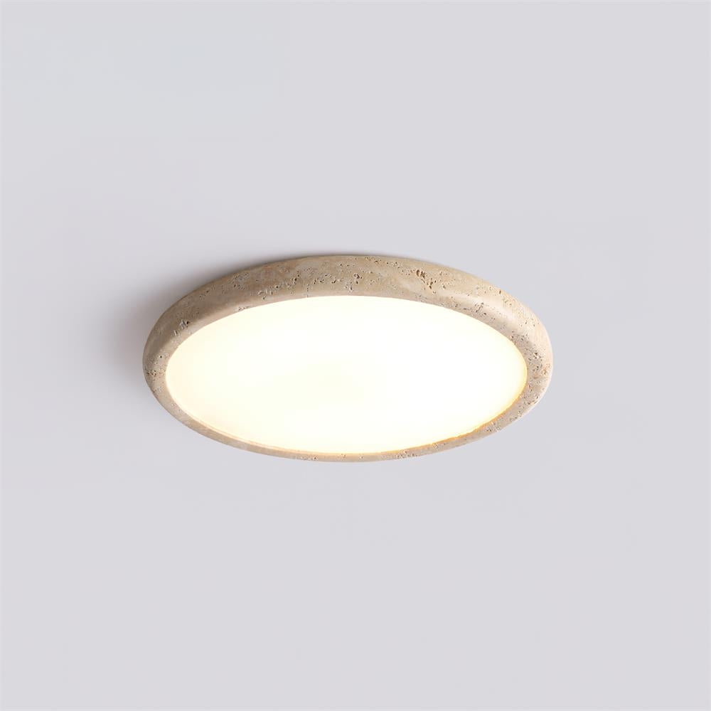 Ciro Travertine Ceiling Light-Neutral Decor
