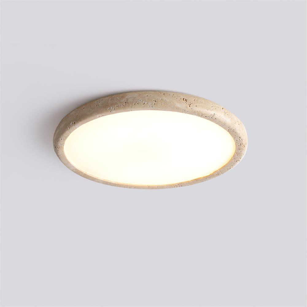 Ciro Travertine Ceiling Light-Neutral Decor