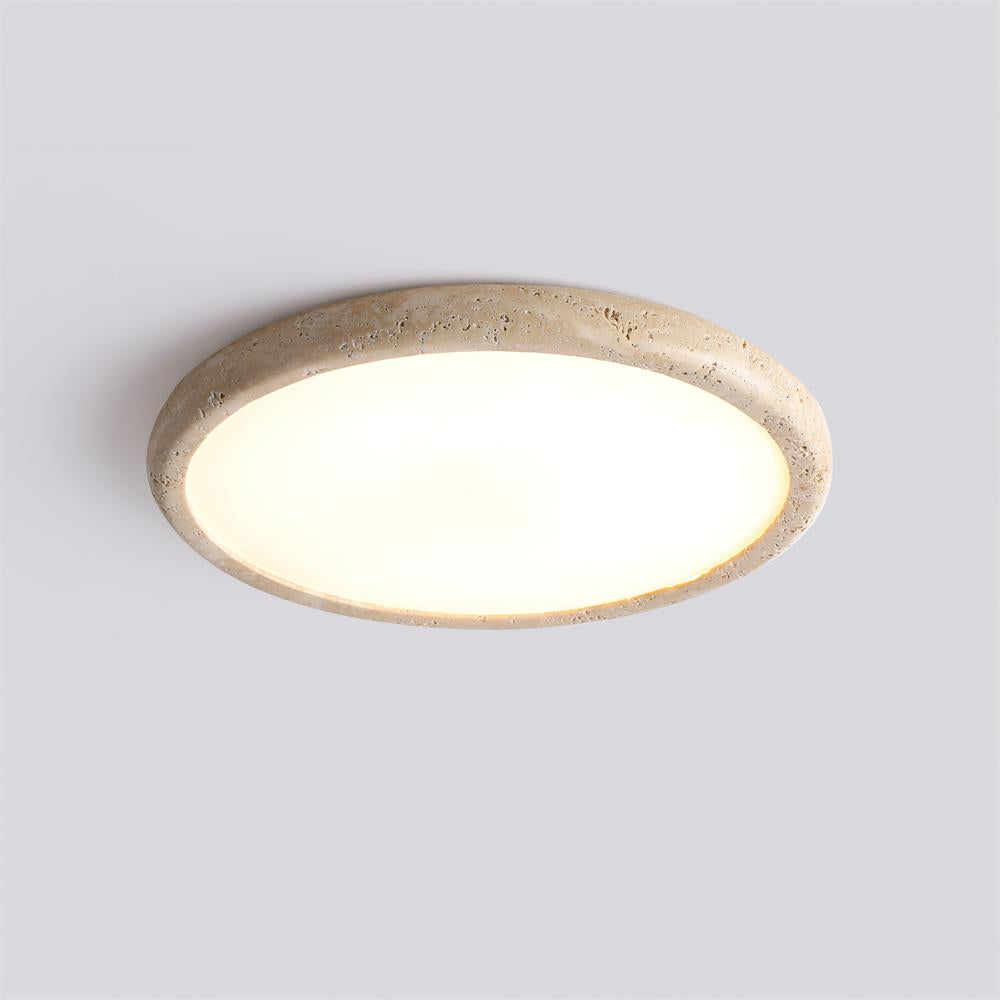 Ciro Travertine Ceiling Light-Neutral Decor