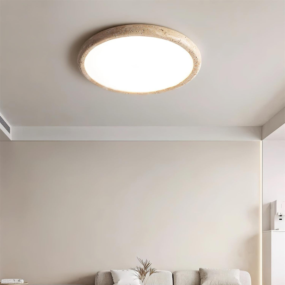 Ciro Travertine Ceiling Light-Neutral Decor