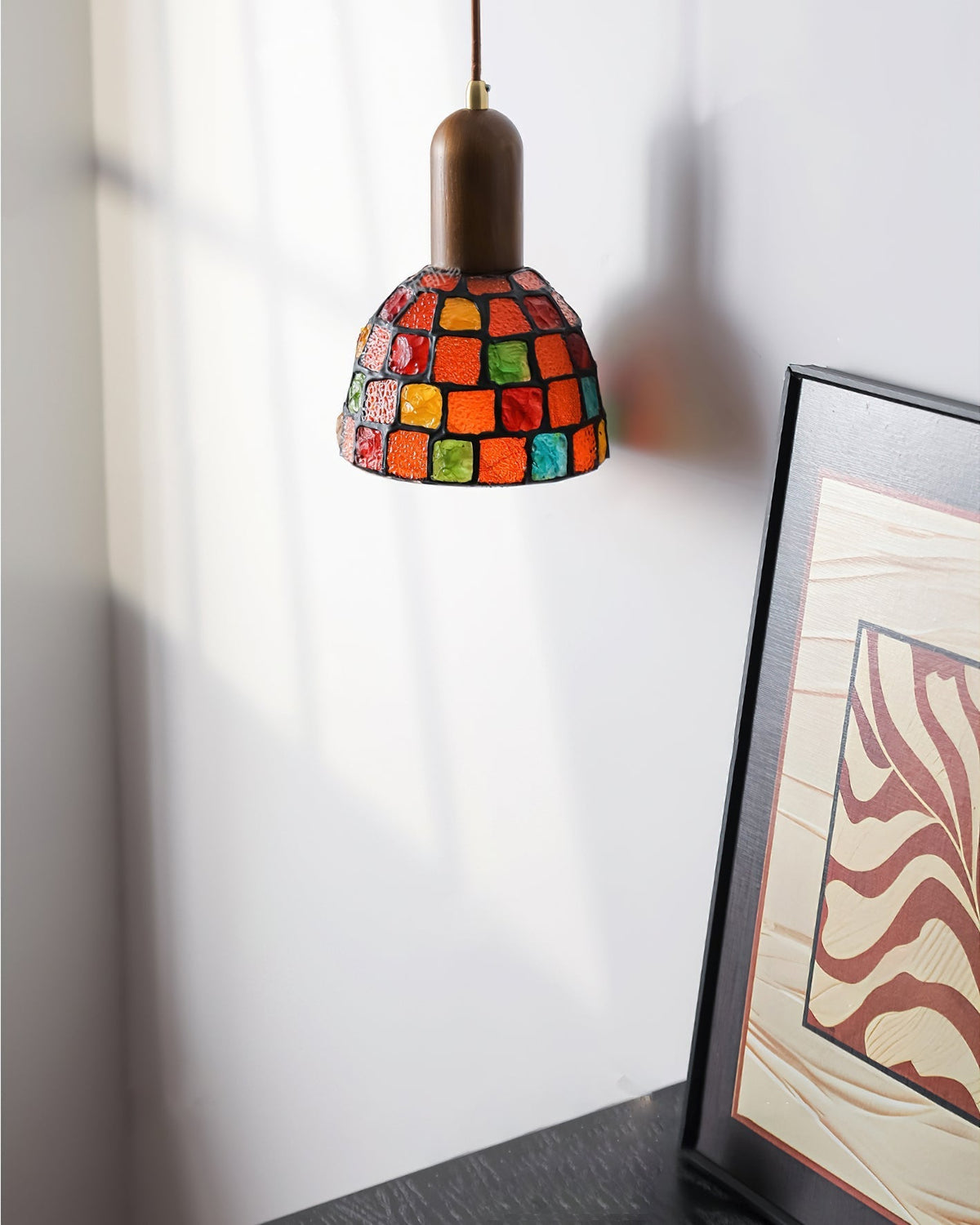 Side view of the 3-light linear Klima Pendant Light.