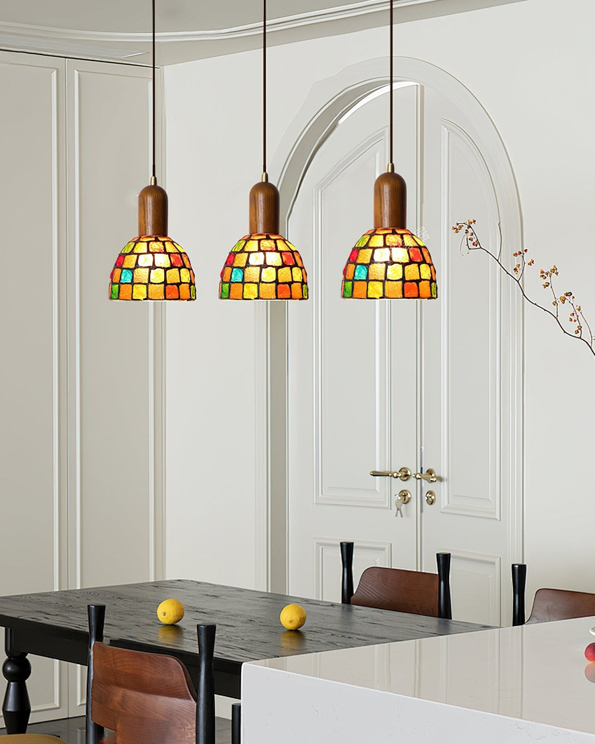 View of the ceiling canopy for the single Klima Pendant Light.