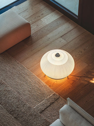 Nancy Lampe de Table en Tissu Moderne