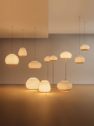 Nancy Lampe de Table en Tissu Moderne