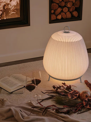 Nancy Lampe de Table en Tissu Moderne