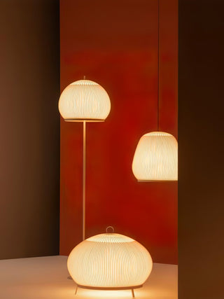 Nancy Lampe de Table en Tissu Moderne