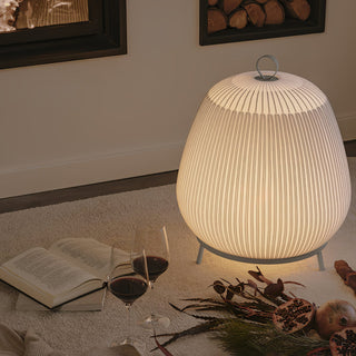Nancy Lampe de Table en Tissu Moderne