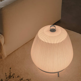 Nancy Lampe de Table en Tissu Moderne