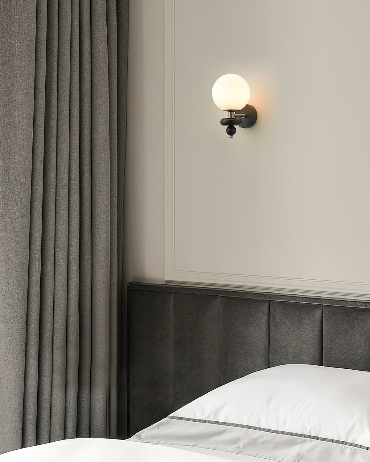 Evelo Modern Globe Wall Lamp-Neutral Decor