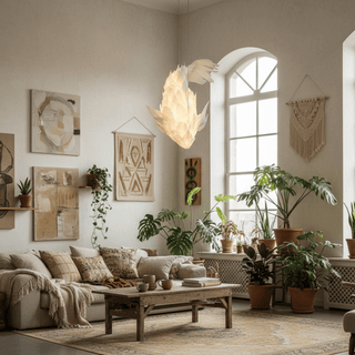 Koi Fish Inspired Chandelier-Neutral Decor