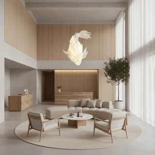 Koi Fish Inspired Chandelier-Neutral Decor