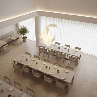 Koi Fish Inspired Chandelier-Neutral Decor