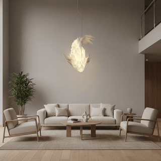 Koi Fish Inspired Chandelier-Neutral Decor
