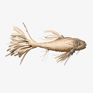 Lustra Lustre Bois Poisson Artisanal
