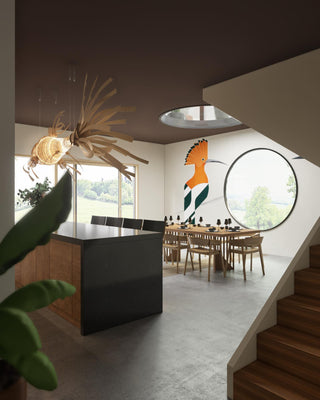 Ivsolara Lustre Métal Bois Créativité Individuelle