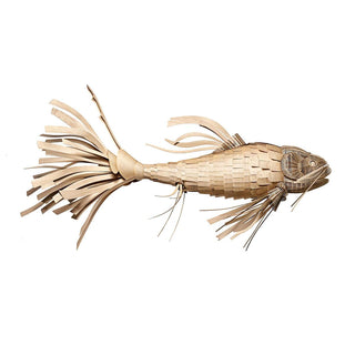 Lustra Lustre Bois Poisson Artisanal