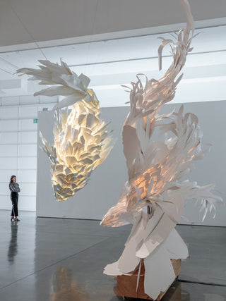 Koi Fish Inspired Chandelier-Neutral Decor