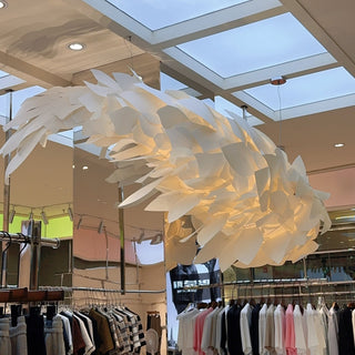 Koi Fish Inspired Chandelier-Neutral Decor