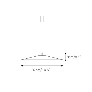 Uldoror Suspension Métal Minimaliste Moderne-Luire