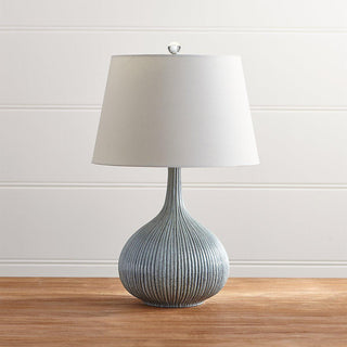 Deyra Lampe de Table en Céramique Et Tissu