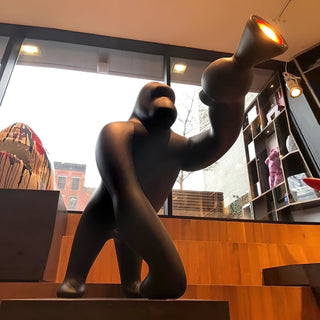 Zasolil Lampadaire Artiste en Résine Gorille