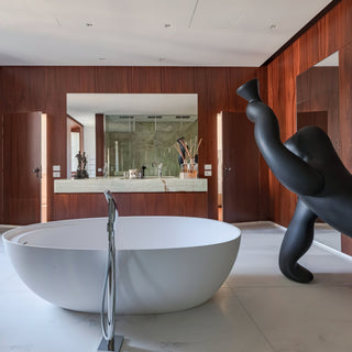 Zasolil Lampadaire Artiste en Résine Gorille