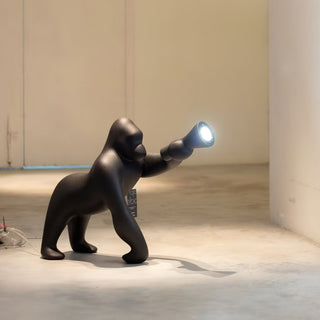Zasolil Lampadaire Artiste en Résine Gorille