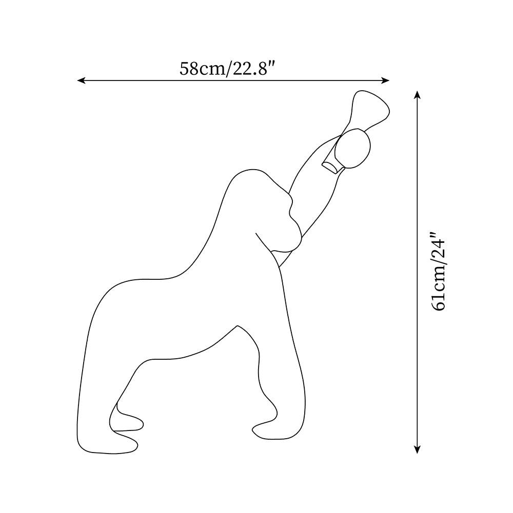 Gorilla Lampadaire
