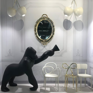 Zasolil Lampadaire Artiste en Résine Gorille