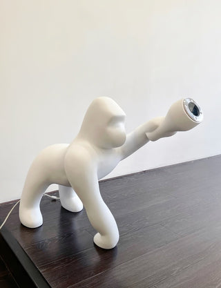 Zasolil Lampadaire Artiste en Résine Gorille