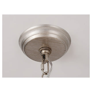Ocara Lustre Cristal Laiton Industriel Vintage Luxe