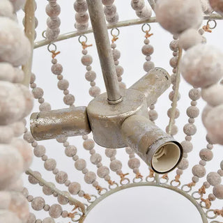 Lustra Lustre en Bois Organique Décontracté