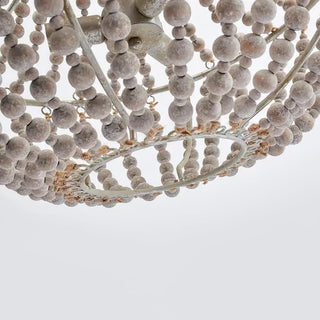 Lustra Lustre en Bois Organique Décontracté